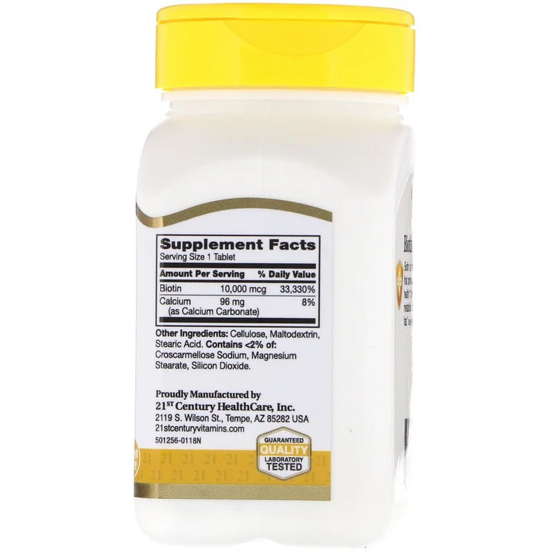 Биотин (Biotin) 10000 мкг 120 таблеток Київ - фото 2