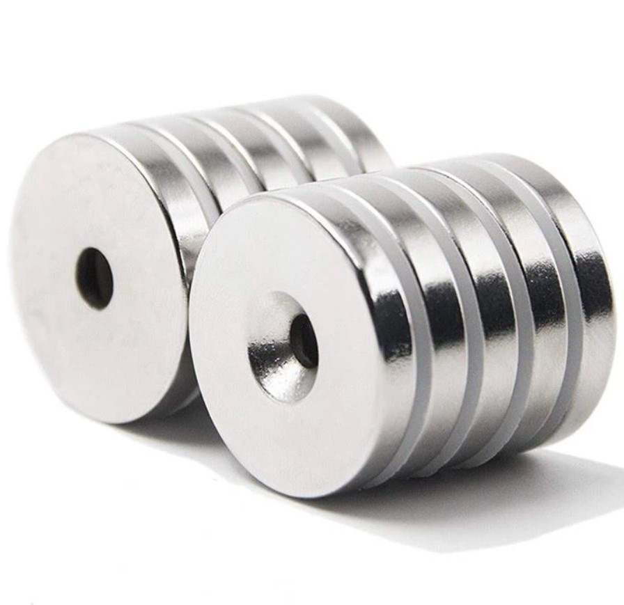 Магніти неодимові кріпильні 12x3 мм N50 з отвором ззенковкою 4 мм 10 шт. Вінниця - фото 2