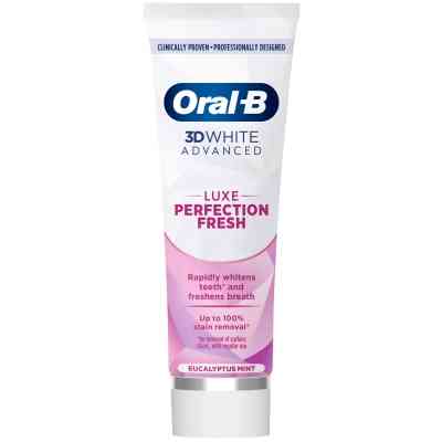 Зубная паста Oral-B 3D White Advanced Luxe Perfection Прохлада мяты и эвкалипта 75 мл (8700216922739) Винница
