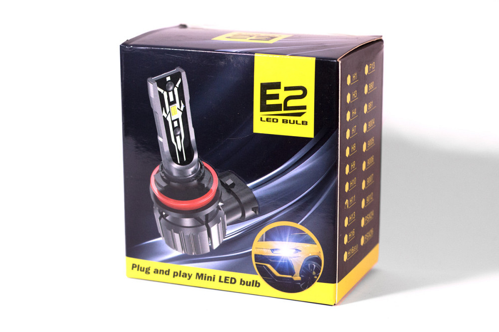 Комплект світлодіодних ламп StarLight E2 HB4 (9006) 9-18V 36W P22d chip 3570 6500K Харків - фото 3