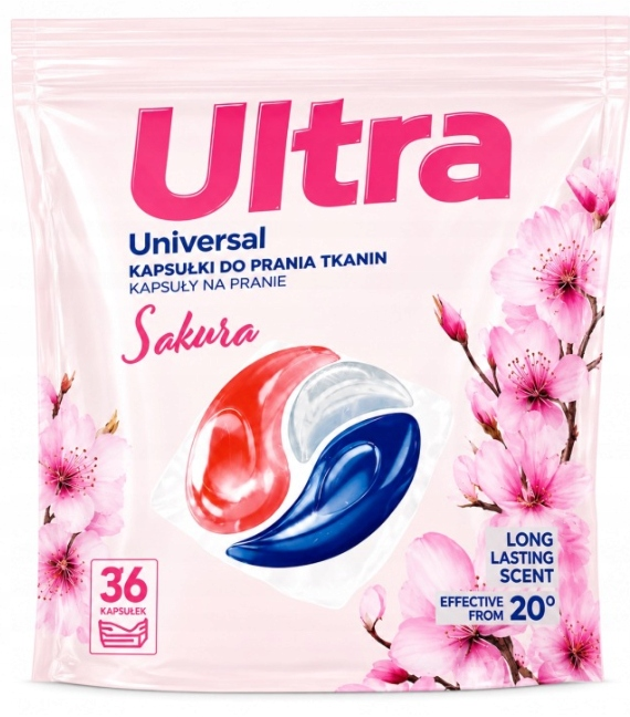 Капсули для прання ULTRA UNIVERSAL EDEN з ароматом сакури 36 штук Львів - фото 1