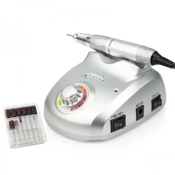 Фрезер для маникюра и педикюра DM-208 на 35000 оборотов 30 ВТ Серый Коломия