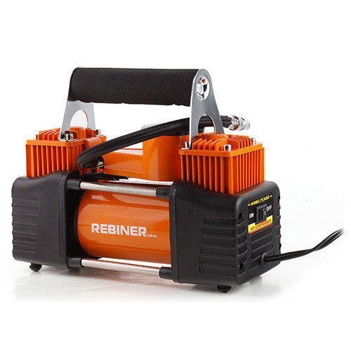 Компресор для шин Rebiner RAC-410 R13-R18, 10 атм — надійний двопоршневий Львів - фото 3