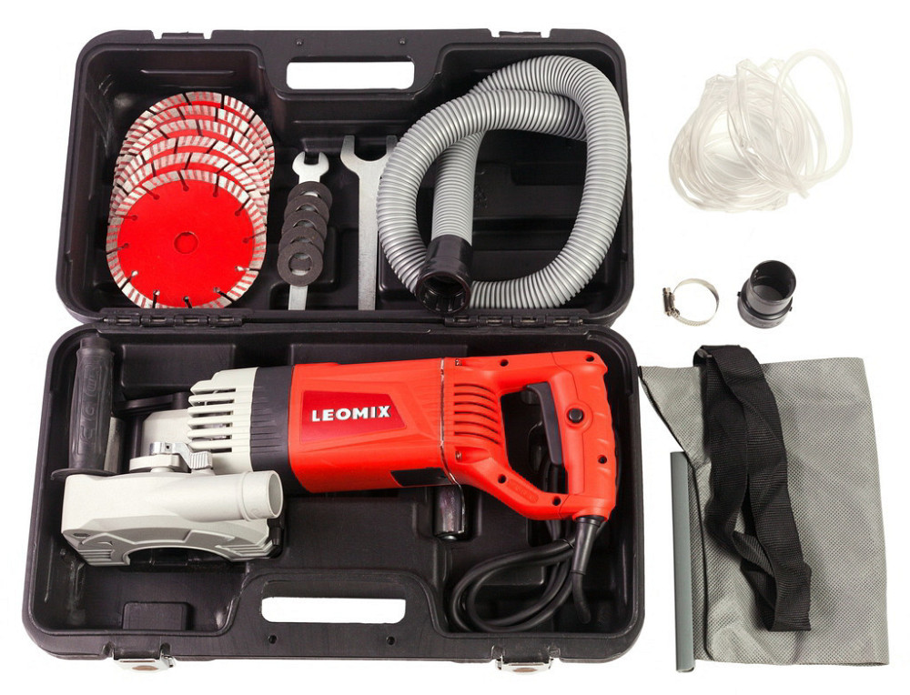 Штробориз электрический (бороздник) Leomix SD-150A 35L320 : 2400 Вт, 4.3см глубины, кейс (бетонорез) Киев - изображение 8