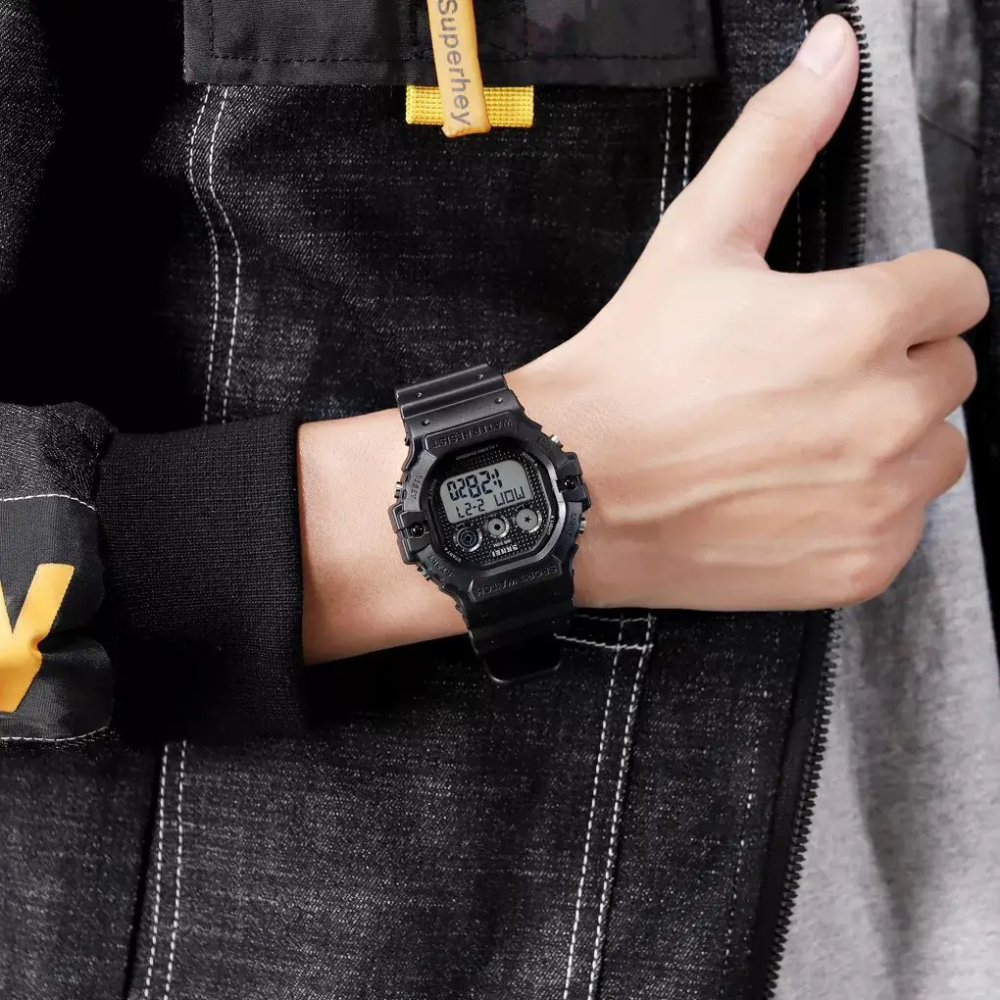 Спортивные мужские часы Skmei 1606 (Черные с белым) Винница - изображение 8