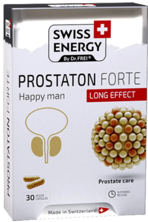 Витамины для мужского здоровья Swiss Energy Prostaton Forte 30 капс Киев