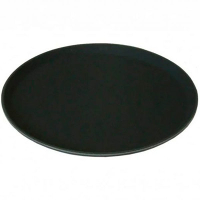 Поднос FoREST кругла чорна d 35 см (483500) Винница - изображение 1