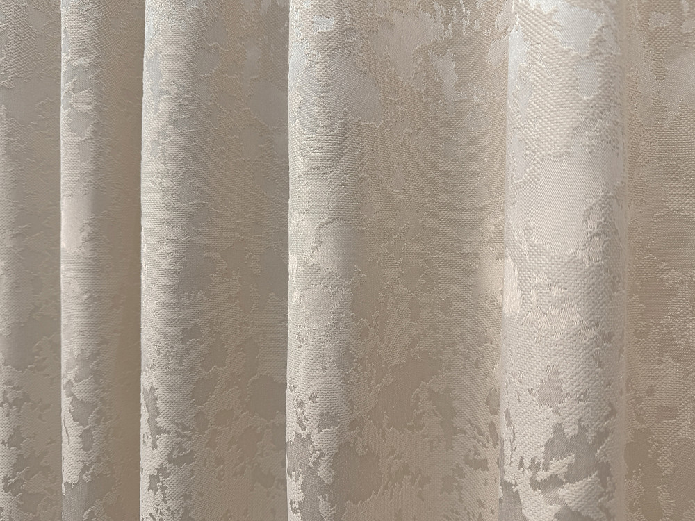 Комплект коротких штор VR-Textil Лен мрамор Pavliani VO № 1767ш бежевый 130х170 см 2 шт (35-0463) Киев - изображение 8