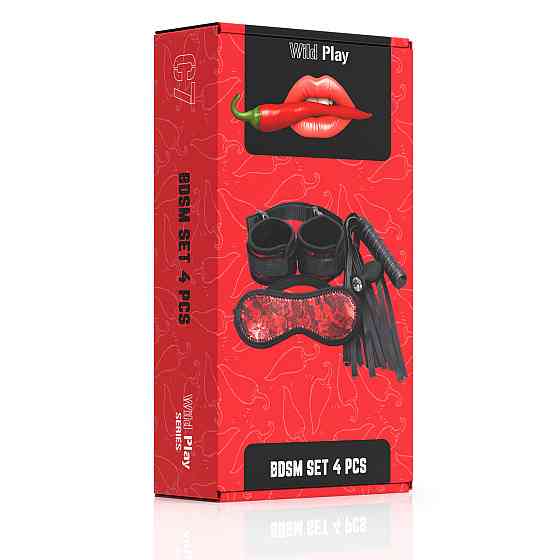 Набір БДСМ - Erospace Wild Play BDSM Set 4 pcs C7 Sex Aura Київ
