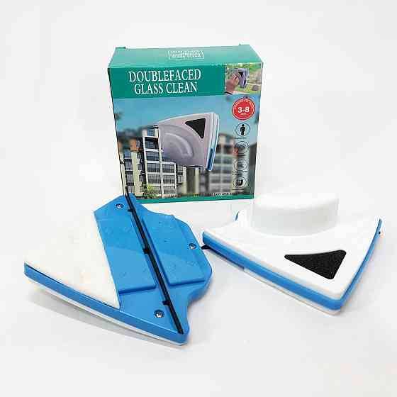 Щетка магнитная для мытья стекол с двух сторон Doublefaced Glass Clean OD-34 Львов