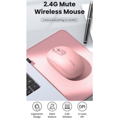 Мышка Ugreen MU105 Wireless Pink (90686) Винница - изображение 11