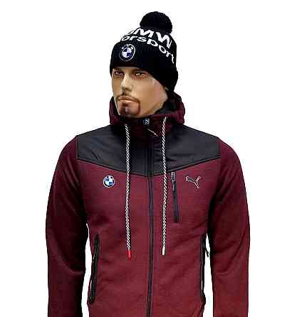 Мужская трикотажная кофта- куртка на меху Puma Thumbnail 1 of BMW M Motorspor,оригинал Киев