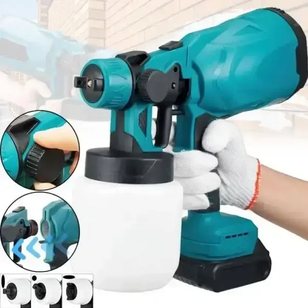 Аккумуляторный краскопульт 2 аккумулятора JK-SG1 Коломия - фото 2