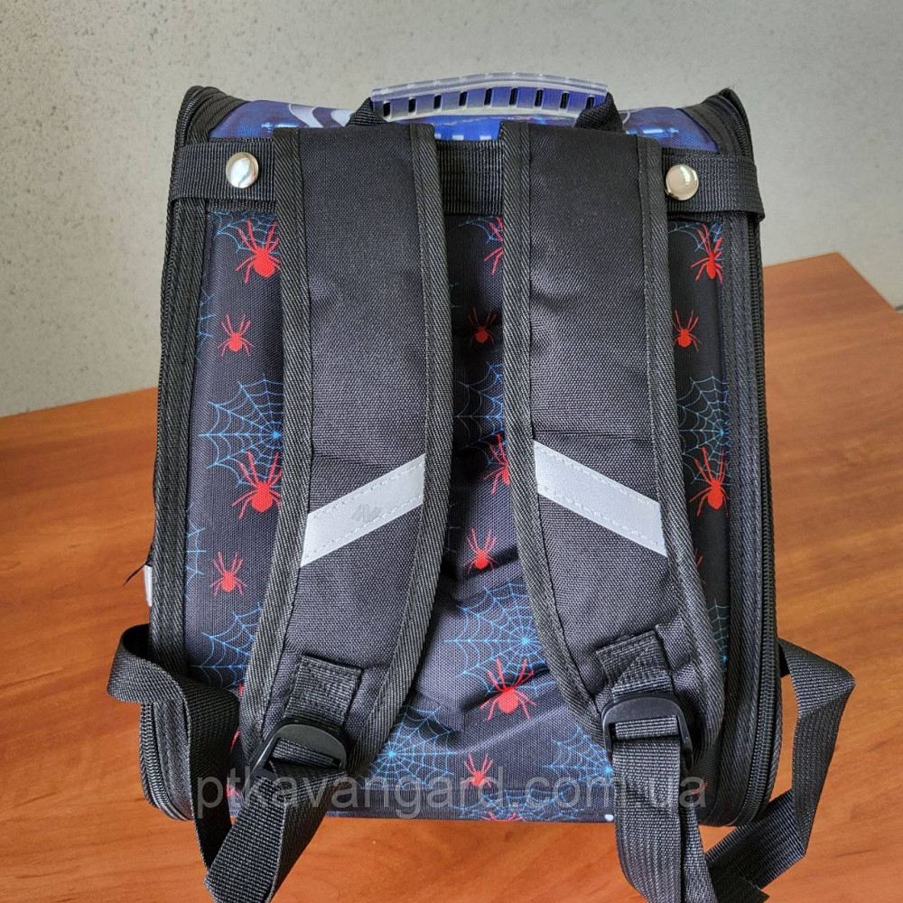 Школьный портфель каркасный 1 класс, 3D принт Человек паук, ортопедическая спинка 72956 Хмельницкий - изображение 4