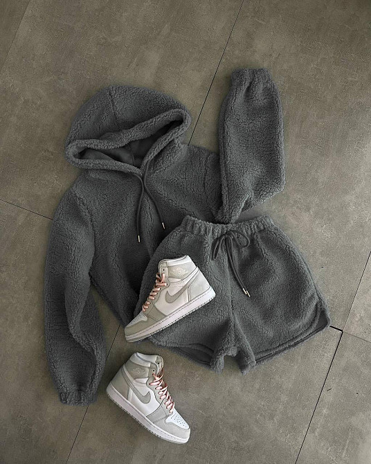 Жіночий затишний домашній костюм двійка з махри тедді Одеса - фото 2