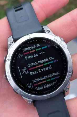 Смарт-Часи GARMIN Epix 7 Silver, NFC. Київ
