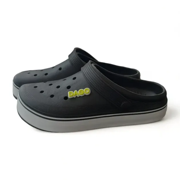 Крокси жіночі чорні з білою розкіб по низу Одеса - фото 5