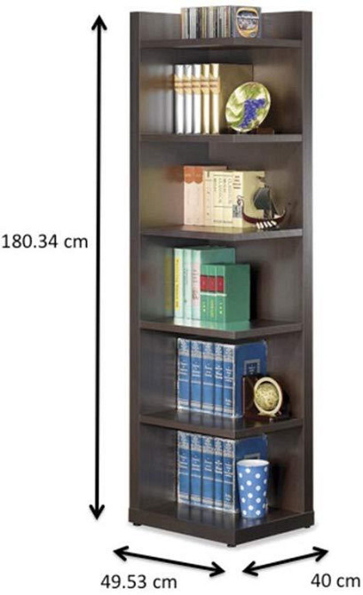 Книжковий стелаж "Уелс" мокко Миколаїв - фото 3