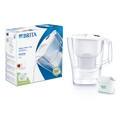 Фильтр-кувшин Brita Aluna Memo MXPro 2.4л (1.4л очищеної води) з фільтр-картриджем, білий (1052801) Винница - изображение 7