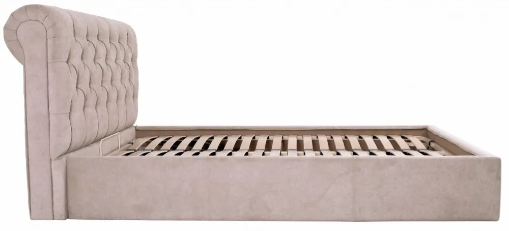 Ліжко Двоспальне London VIP 160 х 190 см Місті Mocco З додатковою металевою цільнозварною рамою Мокко Київ - фото 4