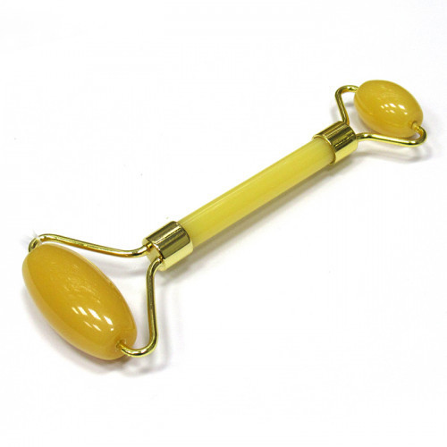 Массажер роликовый ручной из желтого кварца Киев - изображение 1