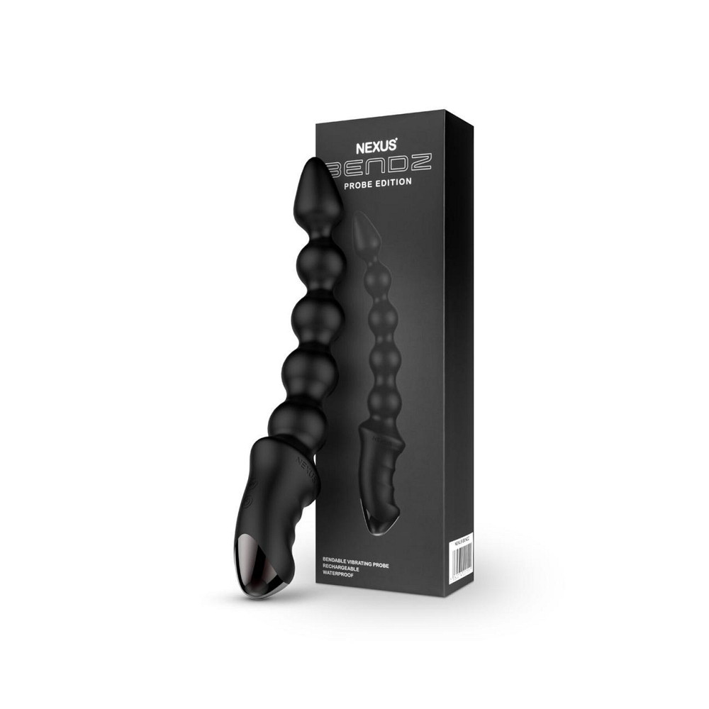 Анальный вибратор-бусы Nexus BENDZ Bendable Vibrator Probe Edition, эффект памяти формы Sex Aura Киев - изображение 4