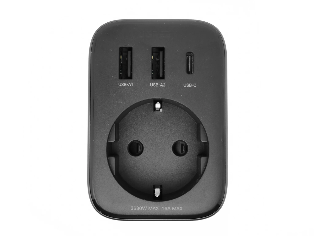 Мережевий зарядний пристрій UGREEN CD314 30W Outlet Extender EU (2A1C) (UGR-90613) Київ - фото 2