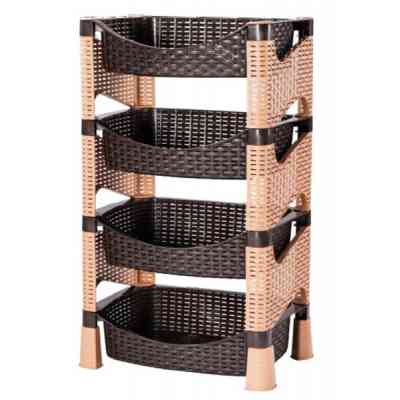 Етажерка Violet House Ротанг Гелаксі Cream (0740 Роттанг Гелакси CREAM) Вінниця