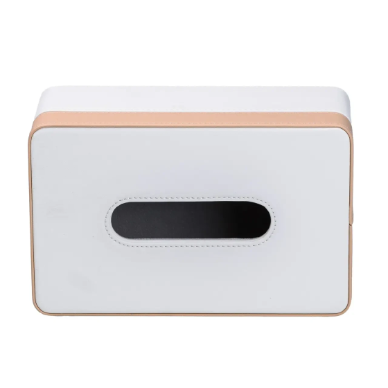 Серветниця з еко шкіри 21.5х14х9 см органайзер для серветок на стіл HP-3-209 Коломия