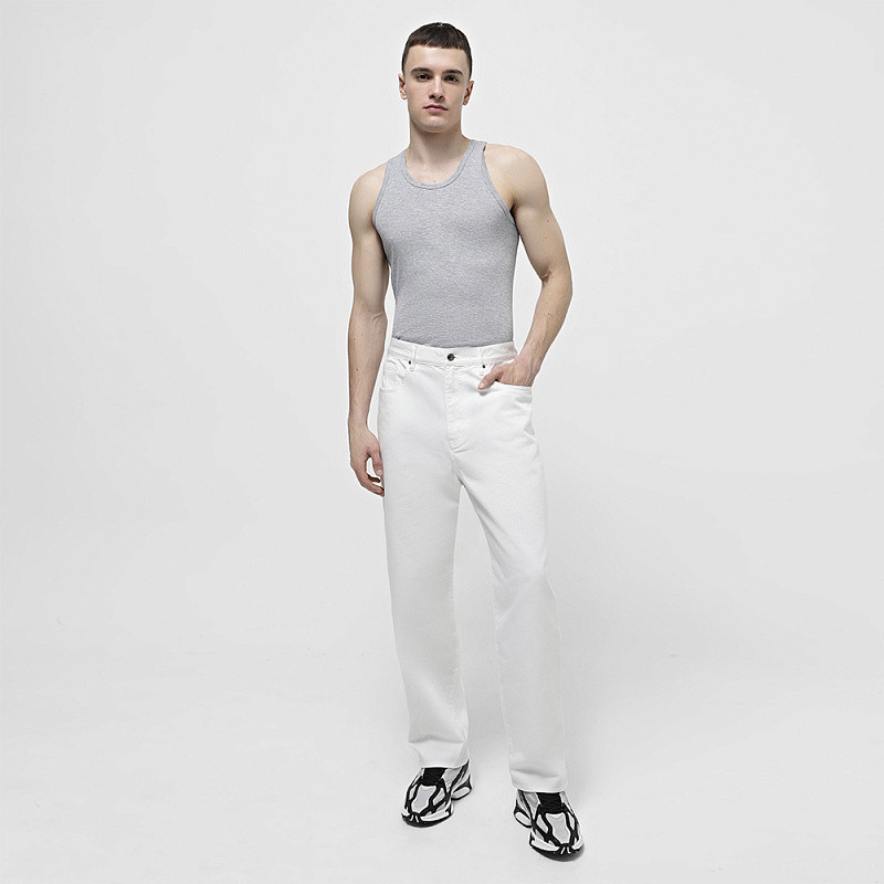 Майка чоловіча біла 100% бавовна CHIKISS CMV 100/003 4XL Київ - фото 3