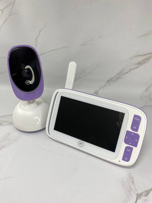 Б/В Відеоняня BT Smart Video Baby Monitor з 5-дюймовим кольоровим екраном, нічне бачення, двосторонній зв'язок, датчик температури Київ - фото 2