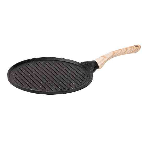 Breakfast Сковорода гриль кругла Ø 26.5 см низька з гранітним покриттям чорна HP39581B Коломыя