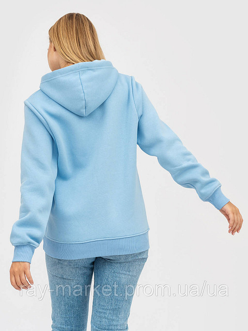 Набор женский худи утепленное 2шт RAY BASIC Белый/Голубой (U0401W-White-Sky Blue) L Киев - изображение 4