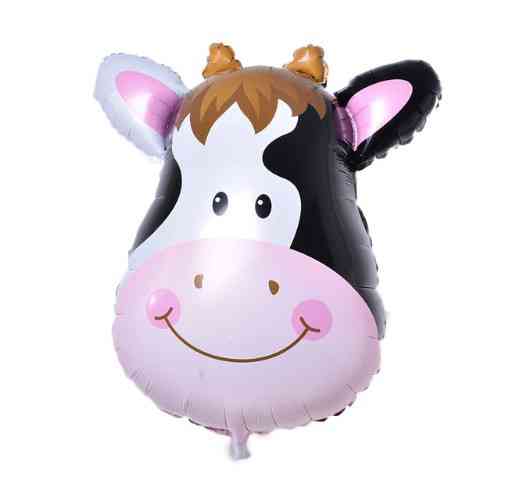 Шарик в форме животных Корова 46 на 63 см разноцветный Киев