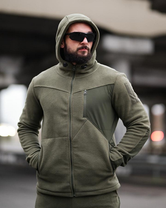 Флисовый спортивный тактический костюм TARANTUL oliva ТР6553 Одесса - изображение 6