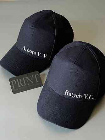 Чорна бавовняна Кепка/Бейсболка з Вашими ініціативами Чернівці