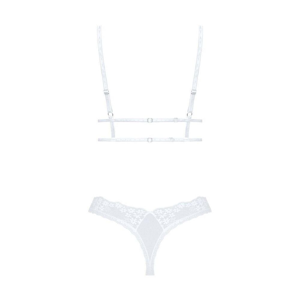 Еротичний комплект Obsessive Heavenlly 2-pcs set XS/S, бюстгальтер і танга Sex Aura Київ - фото 4