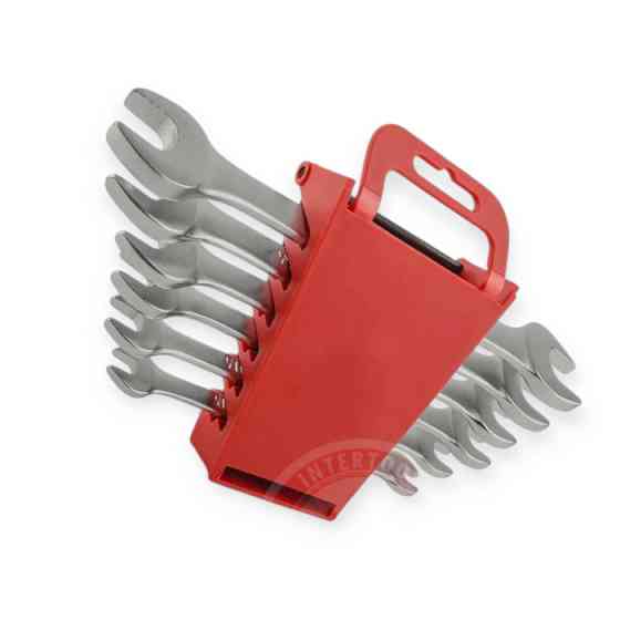 Набор ключей рожковых 6-17 мм 6 шт (планшет) CrV Satine Мукачево