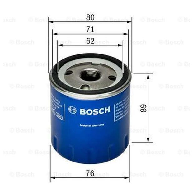 Bosch 0 451 103 261 — Масляный фильтр OEM качества | Защита двигателя и стабильная работа Ковель - изображение 1