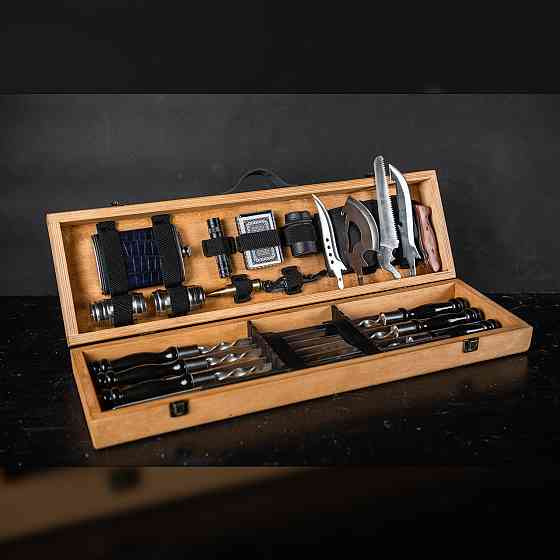 Шампуры подарочные набор бокс для пикника гриля и барбекю Оригинальные Вип подарки на день рождения папе парню Тернополь