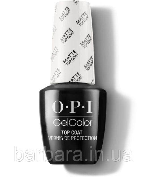 Матовый ТОП (ФИНИШ) ДЛЯ ГЕЛЬ ЛАКА OPI GelColor GC031 Matte Top Coat, 15 ml Киев - изображение 1
