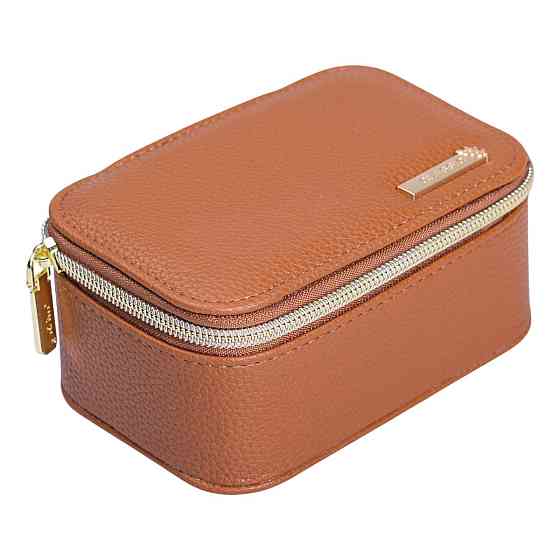 Скринька для прикрас з еко шкіри на блискавці міні органайзер для ювелірних виробів HP-5-26BR Коломия