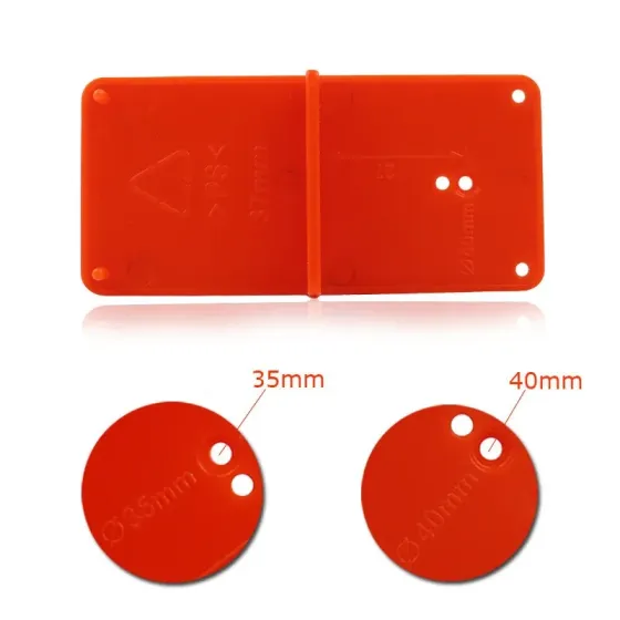 Двосторонній шаблон для розмітки меблевих петель 35/40мм Київ