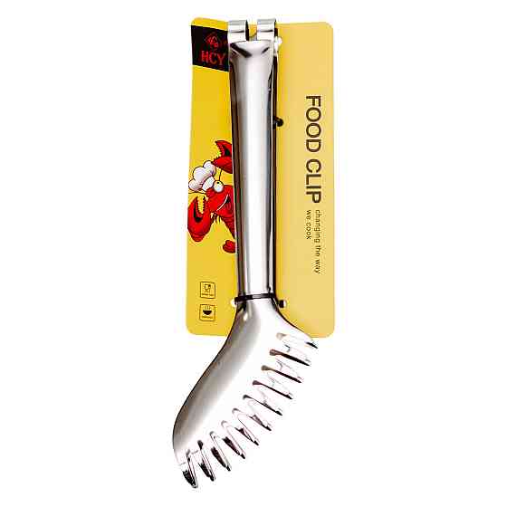 Кухонні щипці металеві для м'яса та риби 23 см Київ