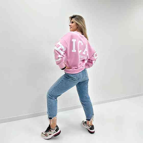 Жіночий утеплений батник "Noise" оптом | Норма і батал Рожевий, 50-52 Київ