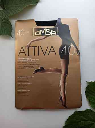 Класичні жіночі колготки omsa attiva 40 3 чорні Славута