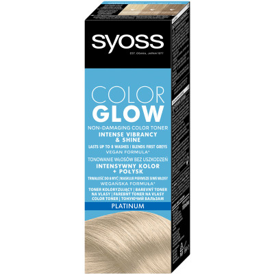 Оттеночный бальзам Syoss Color Glow Platinum – Платиновый Блондин 100 мл (9000101679267) Винница - изображение 2