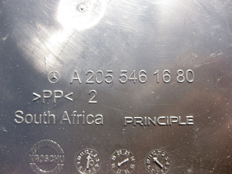 Mercedes-Benz  A2055461680 Кришка кабельного каналу на задній правій колісній арці C-Class W205 Одесса - изображение 3