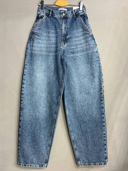 Джинси жіночі It’s Basic 2952-4 skater baggy банани з косими кишенями світло-сині, світло-синій, 36, 36, 75 см, 106 см Київ - фото 2