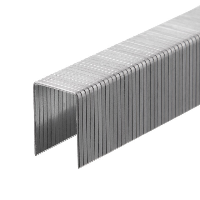 Скоба гартована 16 мм, ширина 11,3 мм, перетин 1,20 мм, 1000 шт/упак INTERTOOL RT-0156 Київ - фото 4